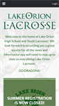 Mobile Screenshot of lakeorionlacrosse.com